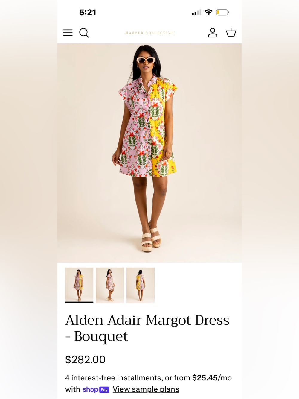 Alden Adair Margot Dress - Bouquet